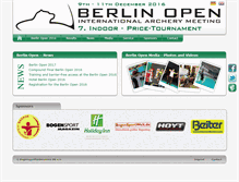 Tablet Screenshot of berlin-archery.de